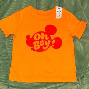 🆕 Disney Jumping Beans Mickey Mouse Shirt Baby 12 months